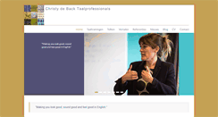 Desktop Screenshot of christydeback.nl